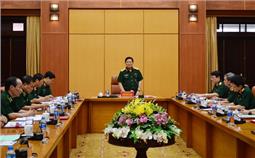 Thường vụ Quân ủy Trung ương làm việc với Thường vụ Đảng ủy Bộ đội Biên phòng